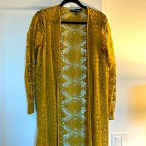 For Love and Lemons Lace Cardigan, One Size. Worn once!